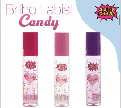 Brilho Labial Candy Super Poderes